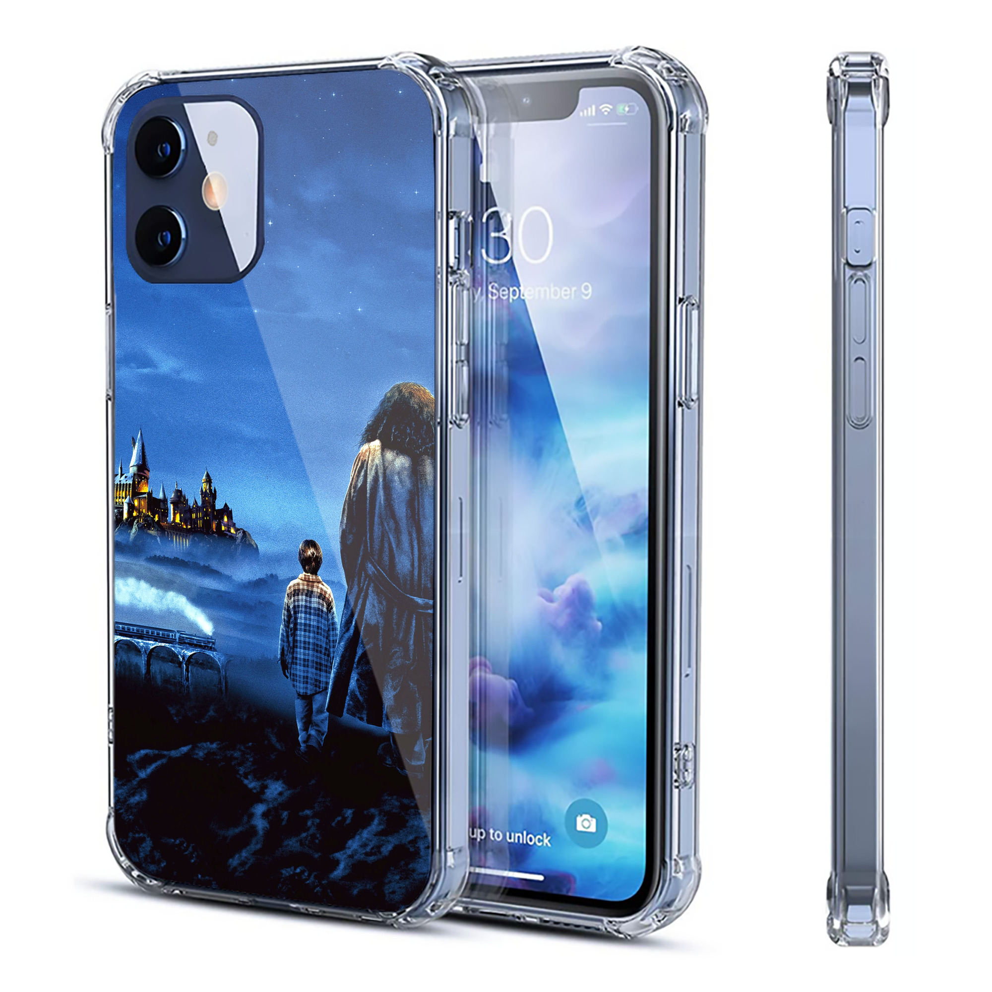 （画像用） Harry Potter ハリー・ポッターシリーズ 【iPhone 12シリーズ対応】透明スマホケース（クリアソフトケース）